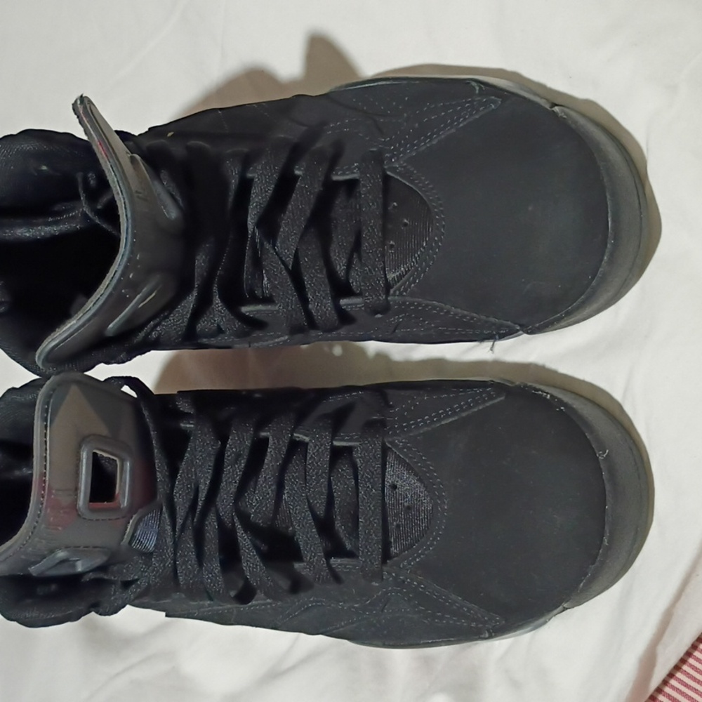 Flight  Nike Air Jordans Shoes - Black and Red 8 mens - Picture 9 of 11